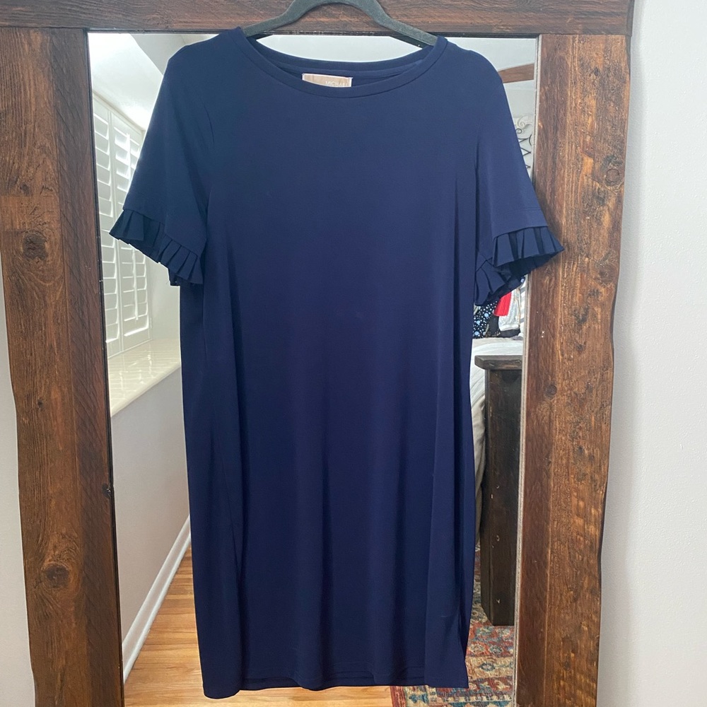 Michael Kors navy dress. Size large.
